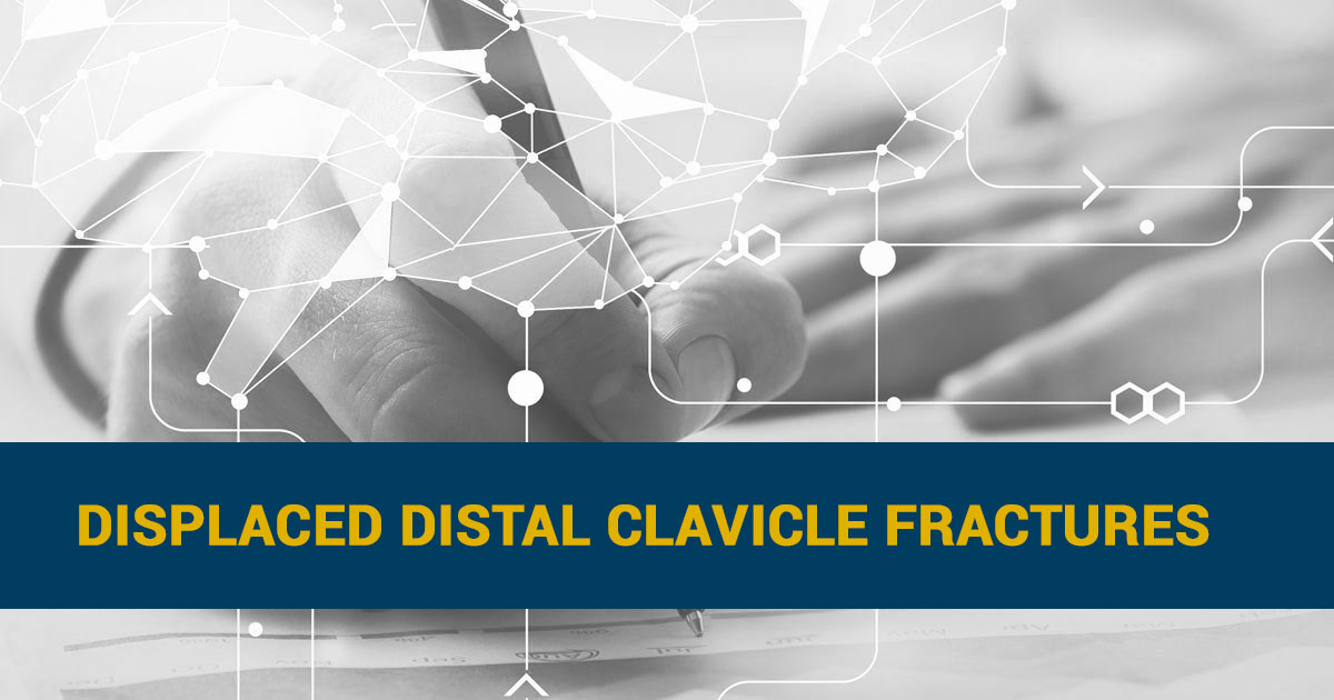 Dr Duckworth has a published journal article investigating the functional outcomes of adolescent patients undergoing operative fixation of distal clavicle fractures.
